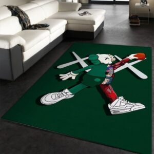 Kaws Anatomy Basketball Kwas Area Rug Carpet