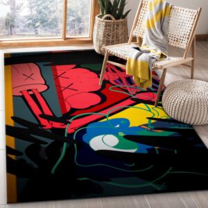 Kaws Anatomy Design Style Rug – Ideal for Collectors