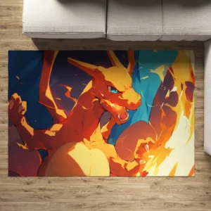 Pokemon Charactor Charizard Anime Area Rug Carpet