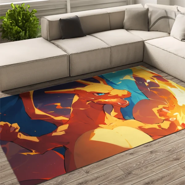 Pokemon Charactor Charizard Anime Area Rug Carpet