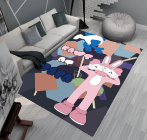 Transform Your Space with Bugs Bunny Kaws Area Rug