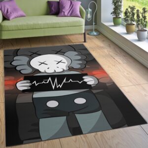 Transform Your Space with Grey Kaws Alone Kaws Rug