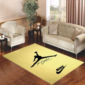 Air Jordan Flight Nike Area Rug – Basketball Iconic Design