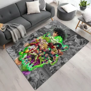 Broly All Forms Dragon Ball Rug Unique Home Decor Piece