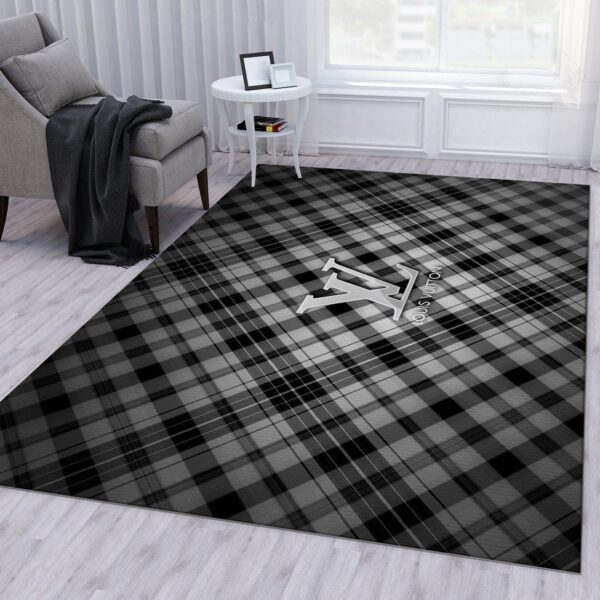 Burberry x Louis Vuitton Area Rug Luxury Home Decor