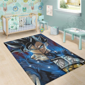 Cadic Vegeta x Son Goku Area Rug Living Room Style