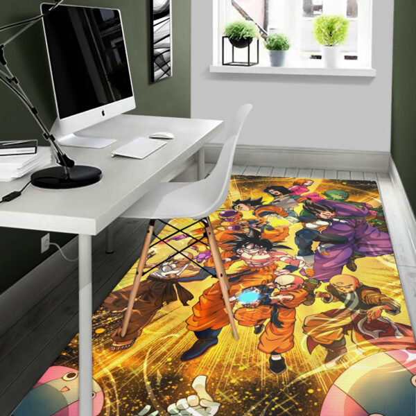 Character Dragon Ball Rug Stylish Bedroom Accent