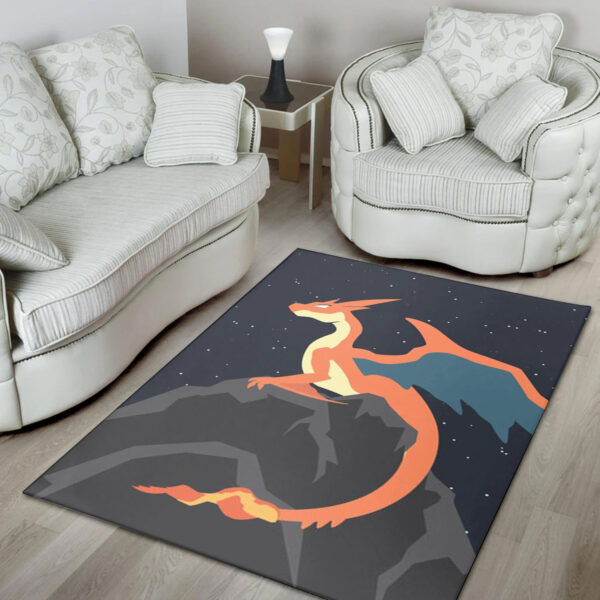 Charizard Pokemon Rug Perfect Home Decor for Fans