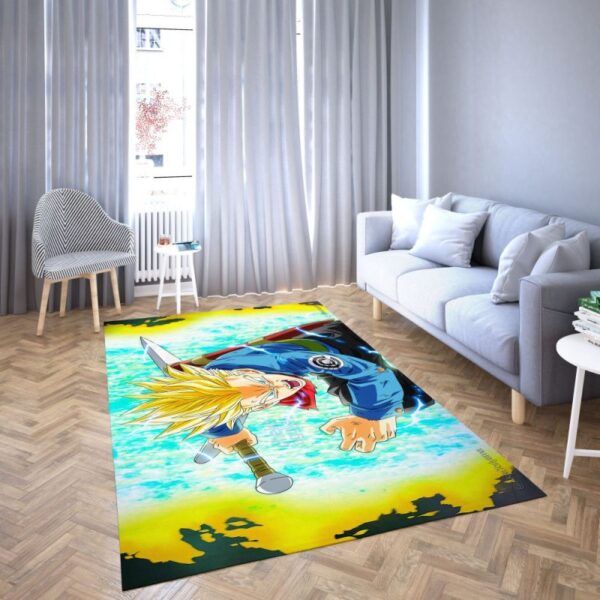 Dragon Ball Super Trunks Area Rug for Bedroom Decor