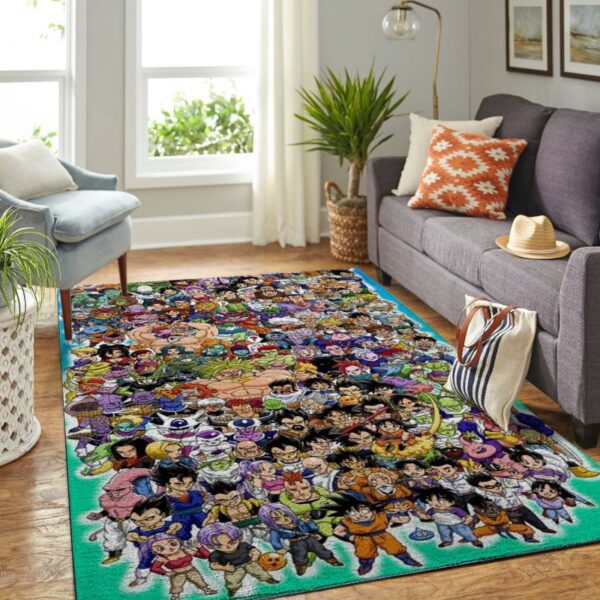 Dragon Ball Todos Los Personajes Area Rug Carpet Style