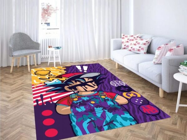 Dragon Ballz Pop Art Wallpaper Area Rug Carpet Style