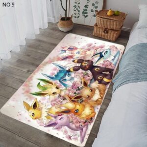 Eevee Evolution Sakura Rug Charming Home Decor Item