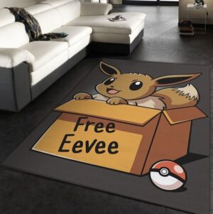 Free Eevee Pokemon Rug Stylish Home Decor Item