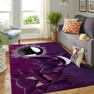 Gastly Haunter Gengar Evolution Rug Pokemon Decor