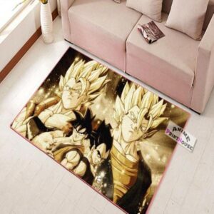 Goku and Vegeta Dragon Ball Area Rug Carpet Style