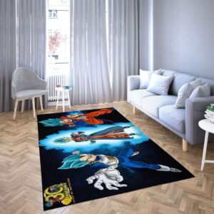 Goku Black Area Rug Bold Home Decor Choice