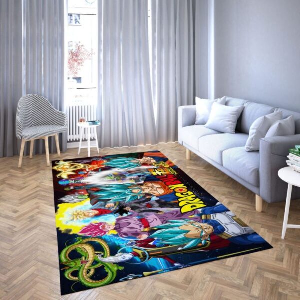 Goku Black Dragon Ball Super Area Rug Modern Carpet Style