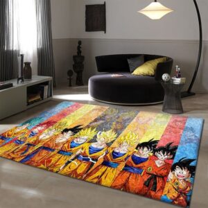 Goku Dragon Ball Living Room Rug Stylish Carpet Decor