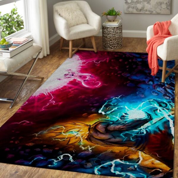 Goku vs Frieza Dragon Ball Area Rug Carpet Decor