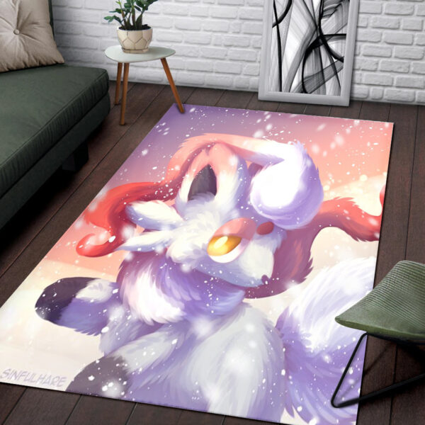 Hisuian Zorua Pokémon Rug New Design for Bedrooms