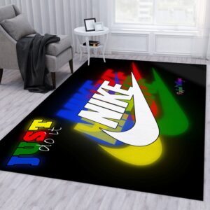 Just Do It Nike Logo Rug Carpet – Bold and Iconic Statement