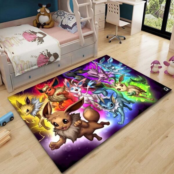 Legendary Pokemon Team Rug Unique Home Decor Choice