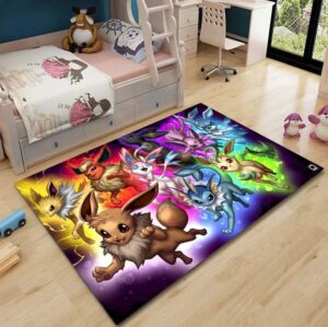 Legendary Pokémon Team Rug Unique Home Decor Item