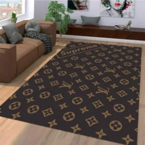 Louis Vuitton Bag Pattern Area Rug for Living Room Shop Now