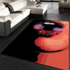 Louis Vuitton Lips Area Rug Carpet Fun Home Accent