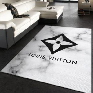 Louis Vuitton Rectangle Area Rug Perfect Home Decor Piece