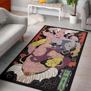 Majin Boo Dragon Ball Ukiyoe Style Rug Modern Carpet Art