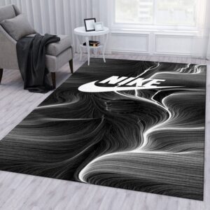 Modern Nike Area Rug – Trendy Living Room Home Decor