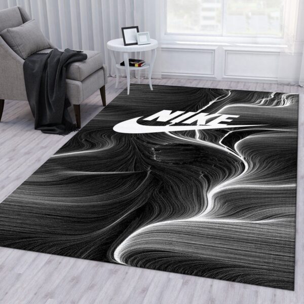 Modern Nike Area Rug – Trendy Living Room Home Decor