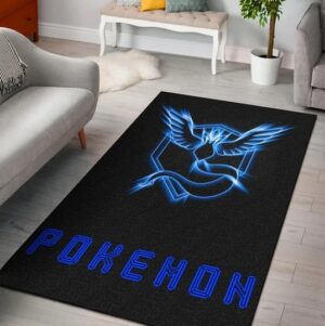 Mystic Symbol Neon Articuno Rug Vibrant Home Accent