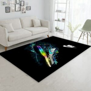 Nike Sneaker Area Rug Carpet – Trendy and Athletic Floor Design