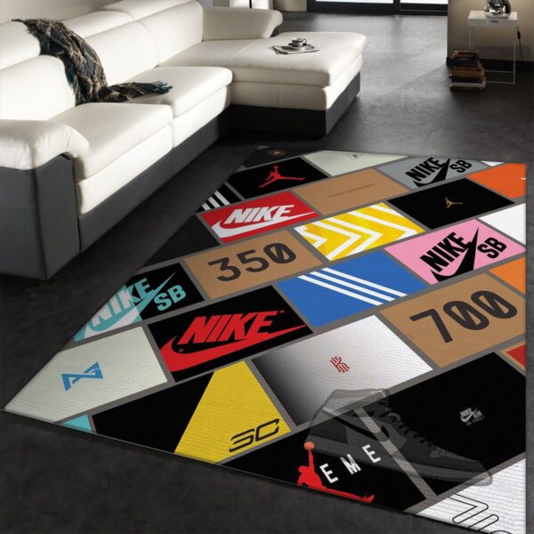 Nike Sneaker Box Rectangle Area Rug – Stylish Sports Decor