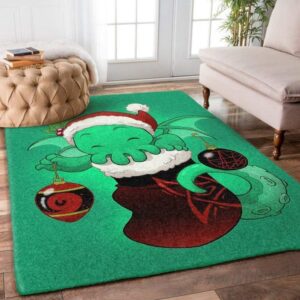 Octopus Christmas Rug Fun Holiday Home Decor Item