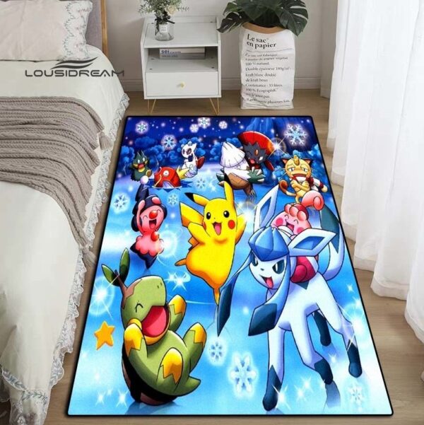 Pikachu and Friends Christmas Rug Holiday Decor