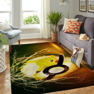 Pikachu Ball Rug Fun Pokemon Home Decor Item