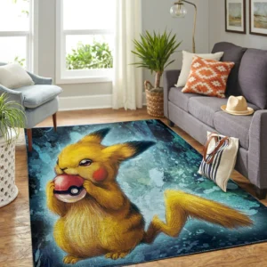 Pikachu Pokémon Rug Fun Home Decor for Fans