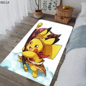 Pikachu x Monkey King Art Rug Unique Home Decor