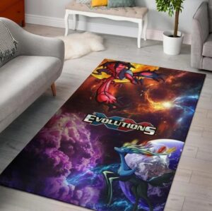 Pokemon X And Y Evolutions Rug Fantastic Planet Decor