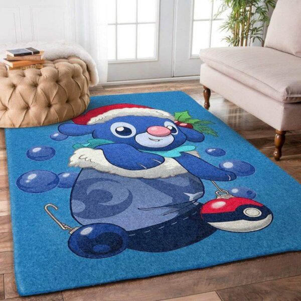 Popplio Christmas Rug Festive Pokemon Home Decor