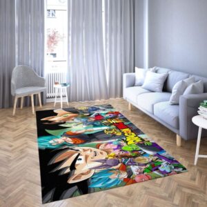 Son Goku Dragon Ball Area Rug Carpet Perfect for Any Room