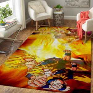 Son Goku Dragon Ball Z Living Room Rug Carpet