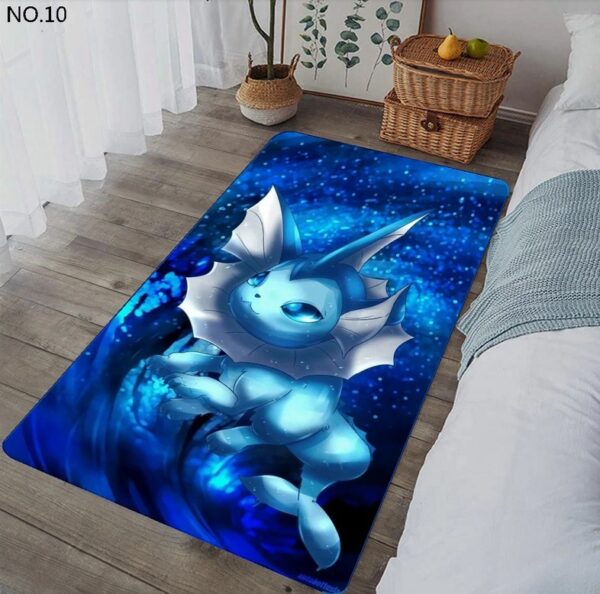 Vaporeon Eevee Rug Stylish Addition to Any Room