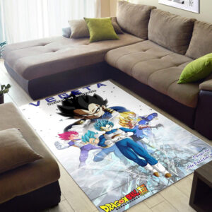 Vegeta Prince of Saiyans Rug Bedroom Aesthetic Decor