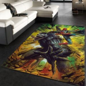 Venom Vs Spider-Man Marvel Area Rug – Epic Design for Fans