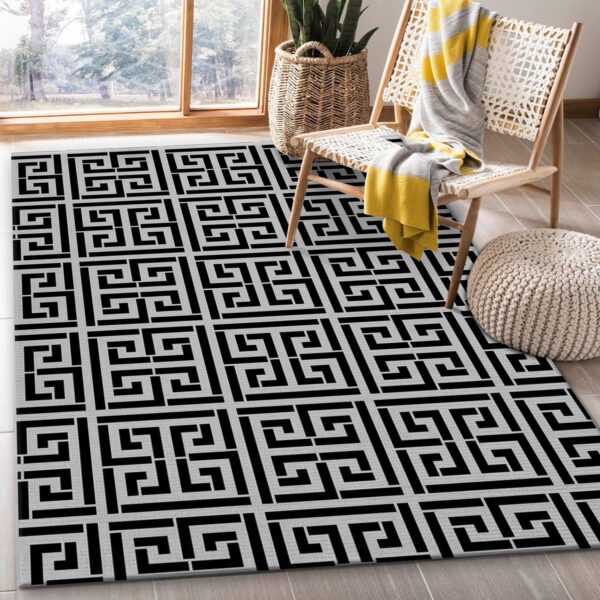 Versace Background Area Rug Carpet Stylish Floor Design