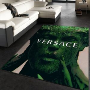 Versace Medusahead Area Rug Carpet Iconic Design Element